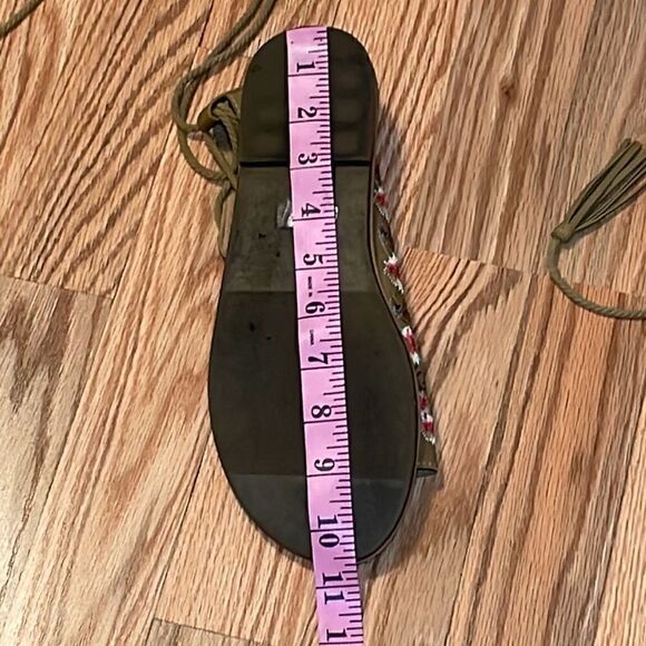 Fisherman Sandals, Flowers, lace up, 8 - Picture 7 of 7